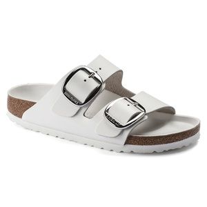 Birkenstock Arizona white sandals